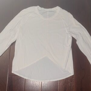 Lululemon Athletica White Long Sleeve Top